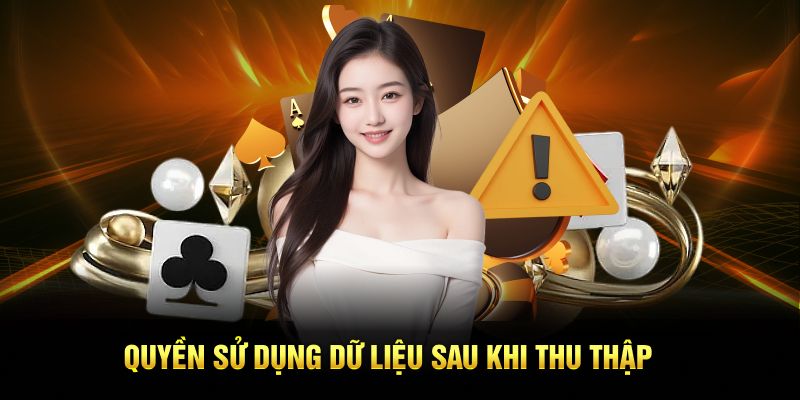 Quyền sử dụng dữ liệu sau khi thu thập